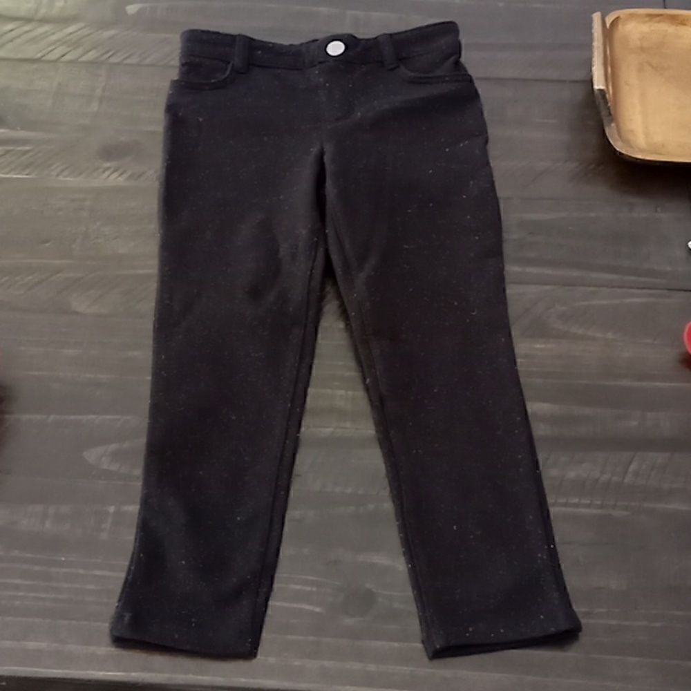 Children's Place long pants jeggings black Sparkle new with tags size 4
